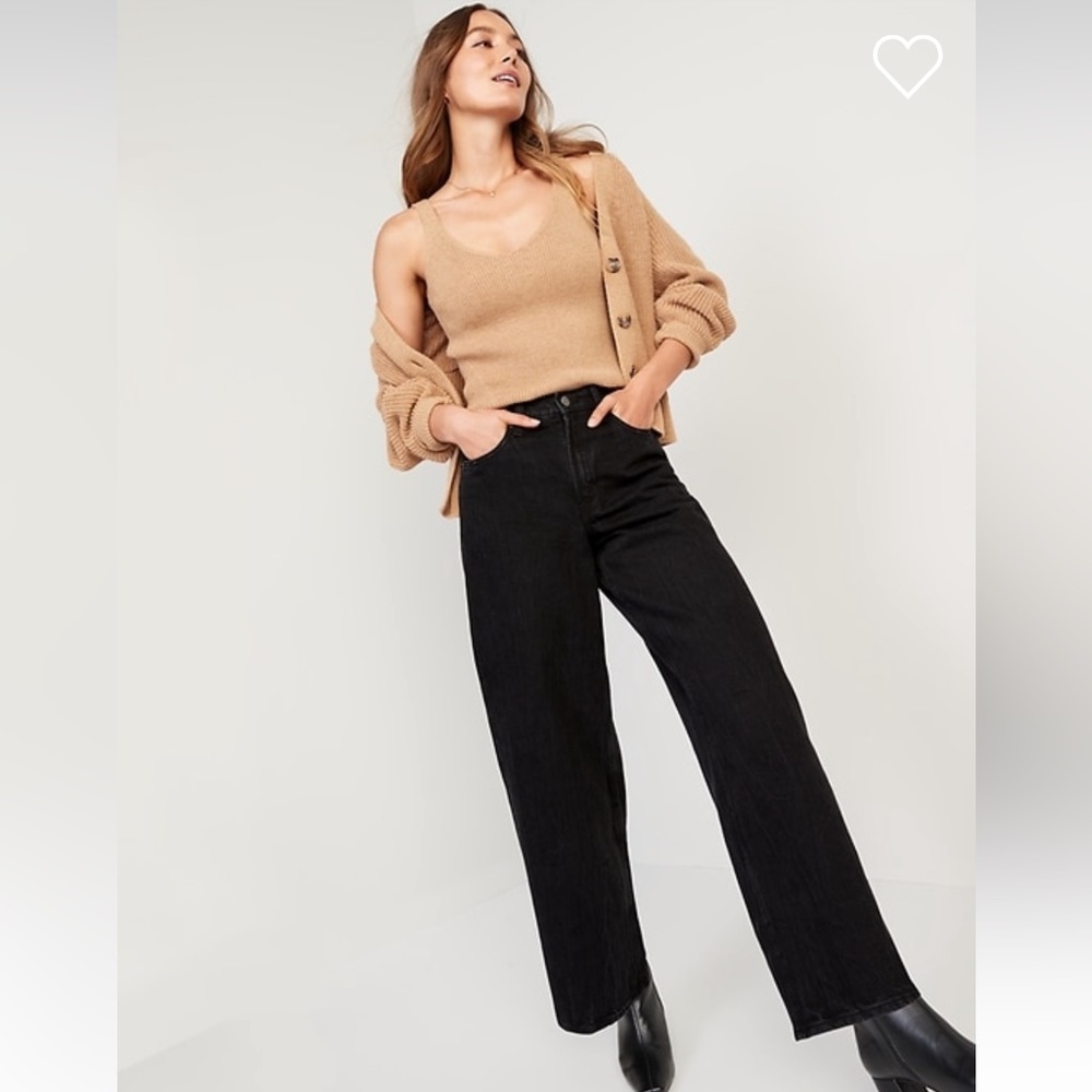 Old Navy Extra high waisted baggy wide leg jeans